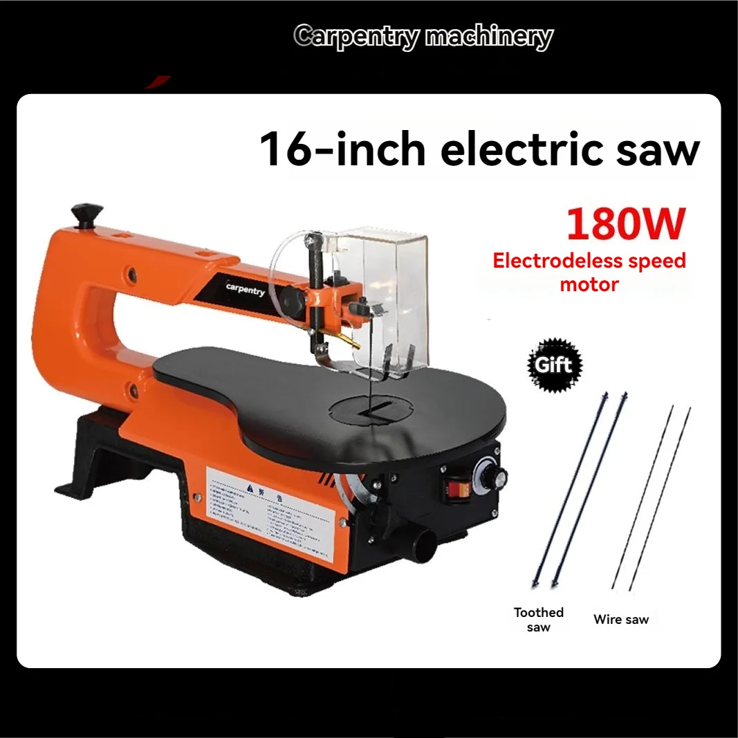 16 Inch Speed Control Wire Saw Machine Desktop Woodworking Table Saw Curve Saw Machine