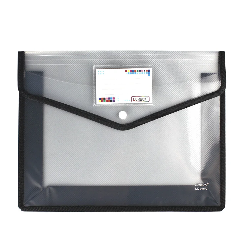 Bolsa para documentos Extra grande A3, bolsa con botón a presión, papel de dibujo de 8k, archivo de datos Simple, bolsa de almacenamiento de trabajo de pintura, bolsa de información grande