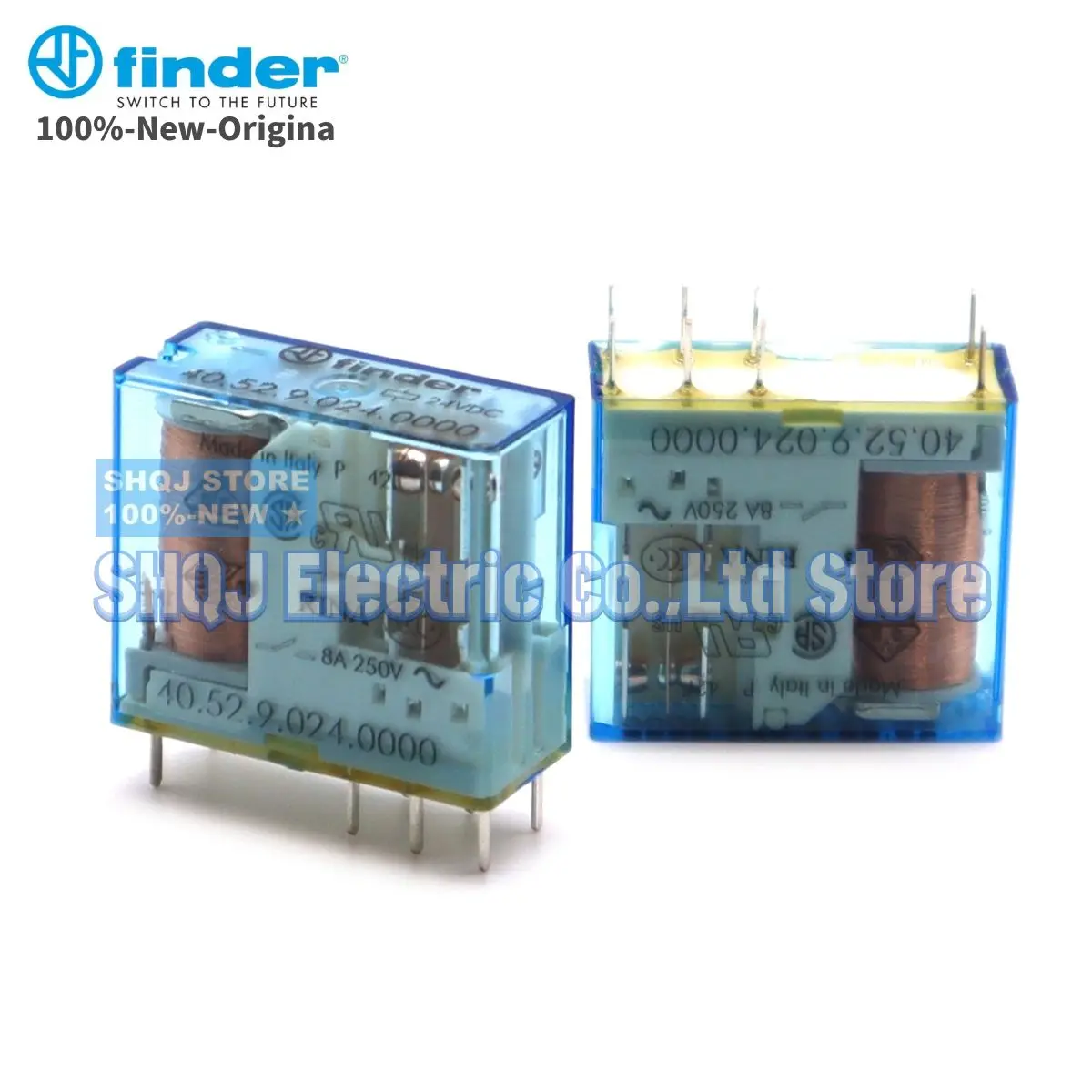 FINDER 100%-NEW 40.52.9.024.0000 RELAY 1PCS 40.52 24VDC 8A 8PIN 2CO original