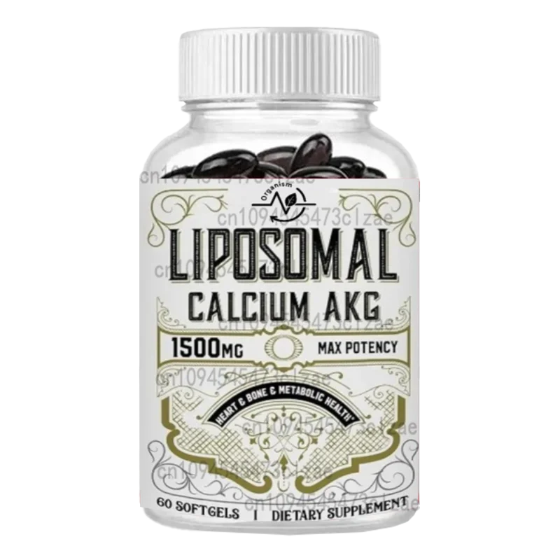 

Липосомальный кальций AKG 1500 мг Дополнение для борьбы сотовой энергии и метаболической поддержки