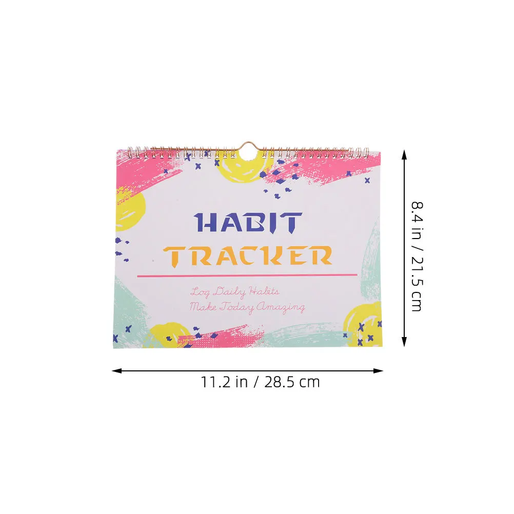2Pcs Undated Habit Tracker Planner Versatile Schedule Tracker for Daily Weekly Monthly Goals Journal Habit Journal