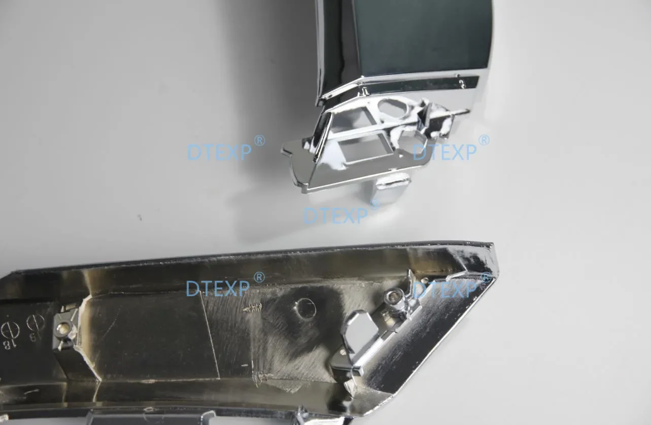 1 قطعة 2015-2020 شريط زخرفة كروم لغطاء أمامي أوتلاندر لشبكة Airtrek 6407A146 6407A141 حتى الأوسط بدون برغي #4