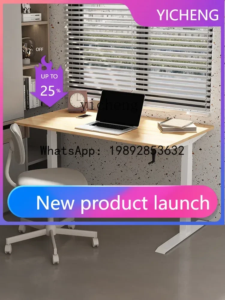 

Height Adjustable Table Manual Table Stand Bracket Computer Desk Table