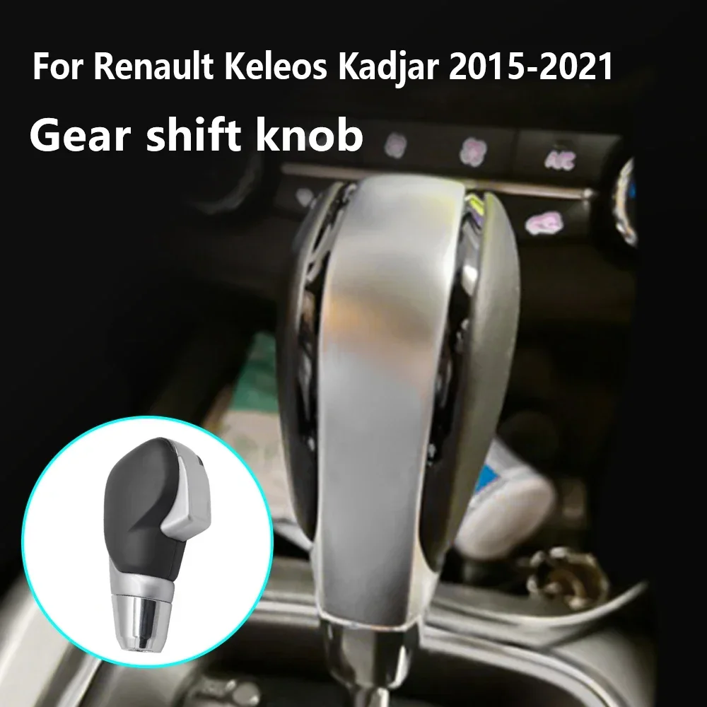 Gear Shift Knob with Button Shifter Handle for Renault Koleos Kadjar Megane 4 Talisman 2016-2021Car Interior Accessories