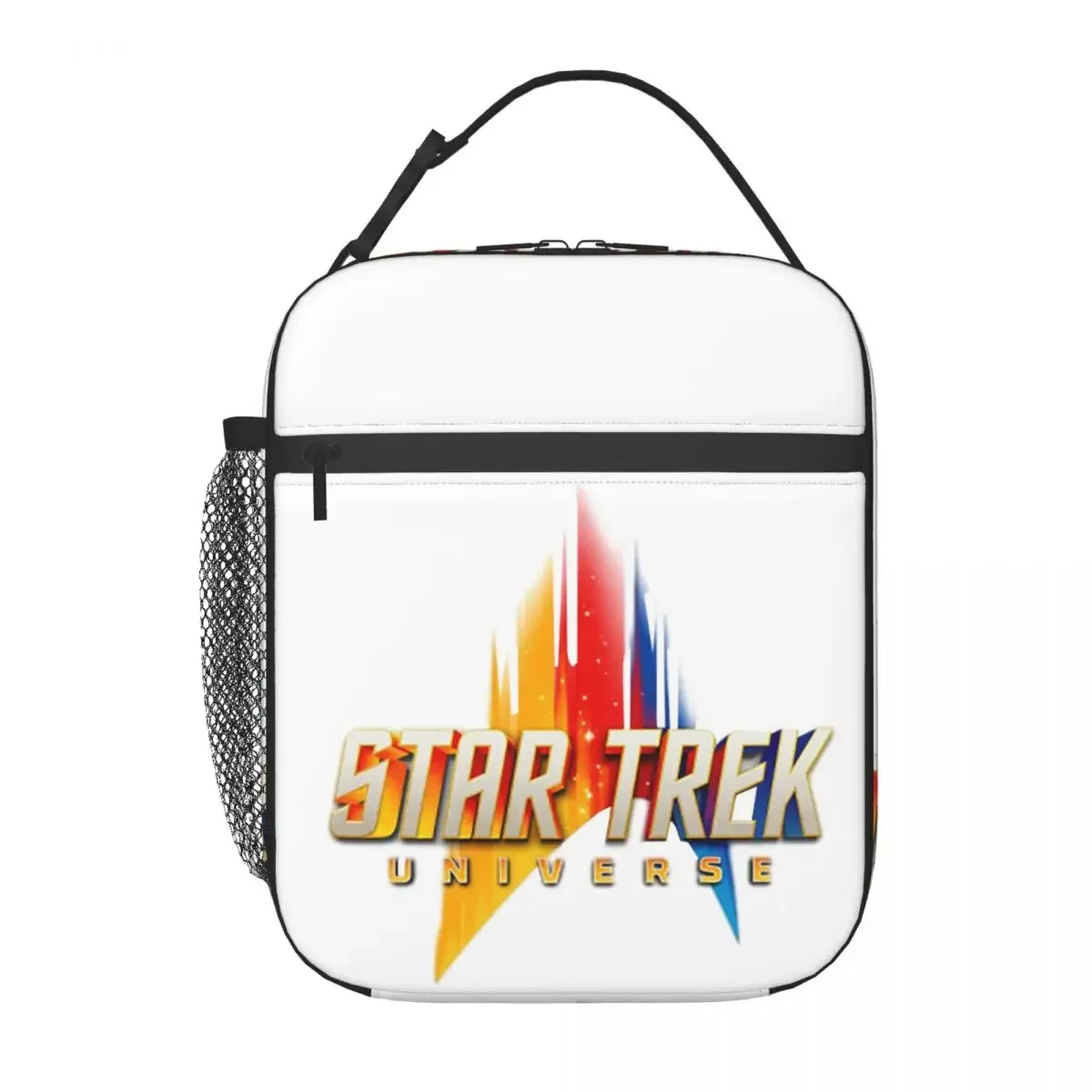 Star Treks Science Fiction TV Series Insulated Lunch Bag for Women Kids Leakproof Food Boxes Thermal Lunch Box Tote