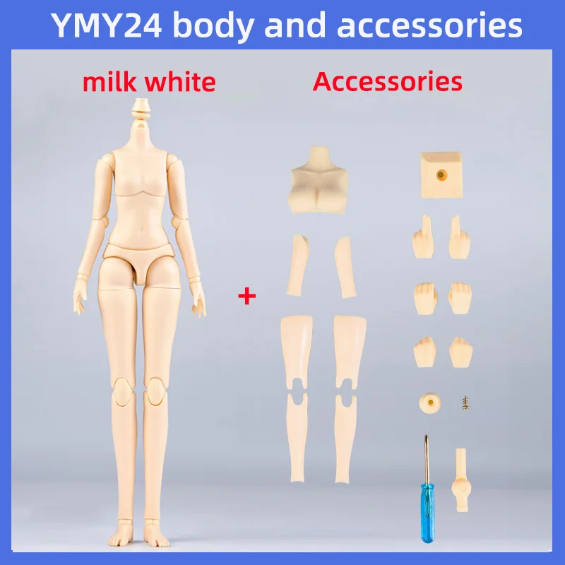 20Cm 21Cm Ymy 22 24 Lichaam Beweegbare Gewrichtsvervanging Accessoires Hand Meisje Boy Body Voor Ob22 Ob24, Gsc, Blythe, 1/6 Bjd Pop