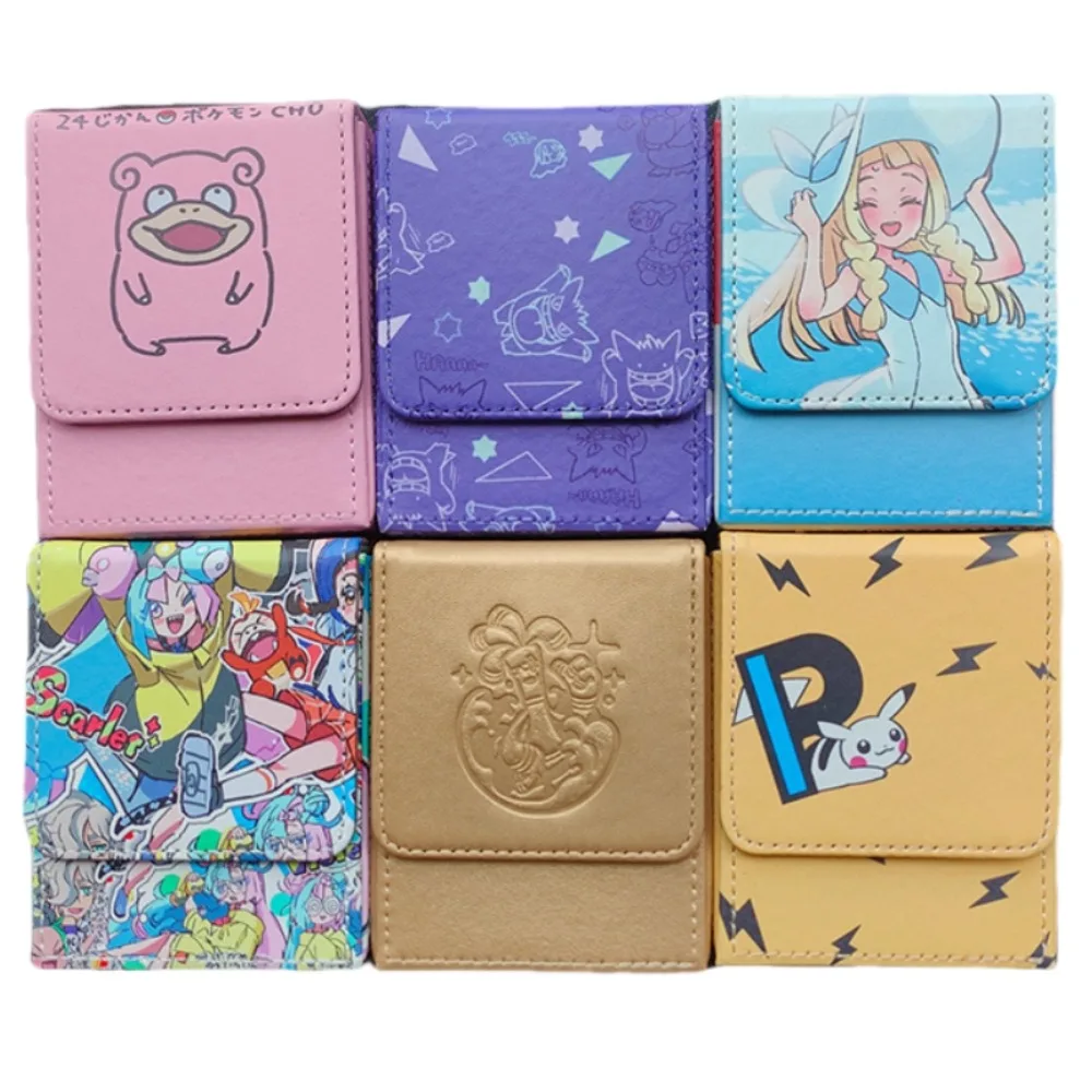 

PTCG Pokemon Gholdengo Lillie Iono Animation Characters Cortex Card Storage Box Anime Classics Game Collection Cards Toy Gift