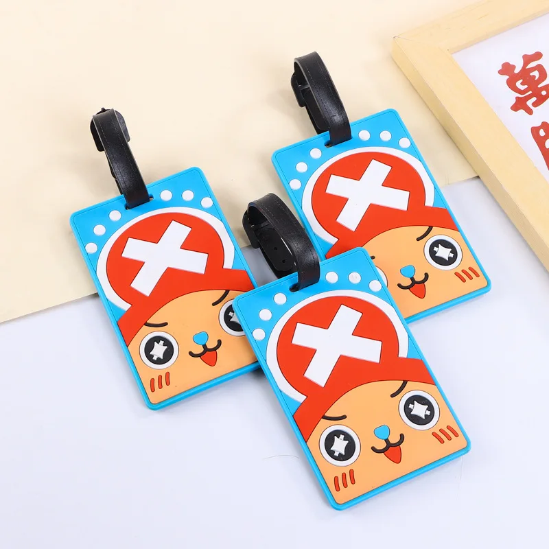 قطعة واحدة المروحية علامة الأمتعة أنيمي الأمتعة حقيبة معرف معرف Addres حامل الصعود العلامات المحمولة التسمية إكسسوارات السفر