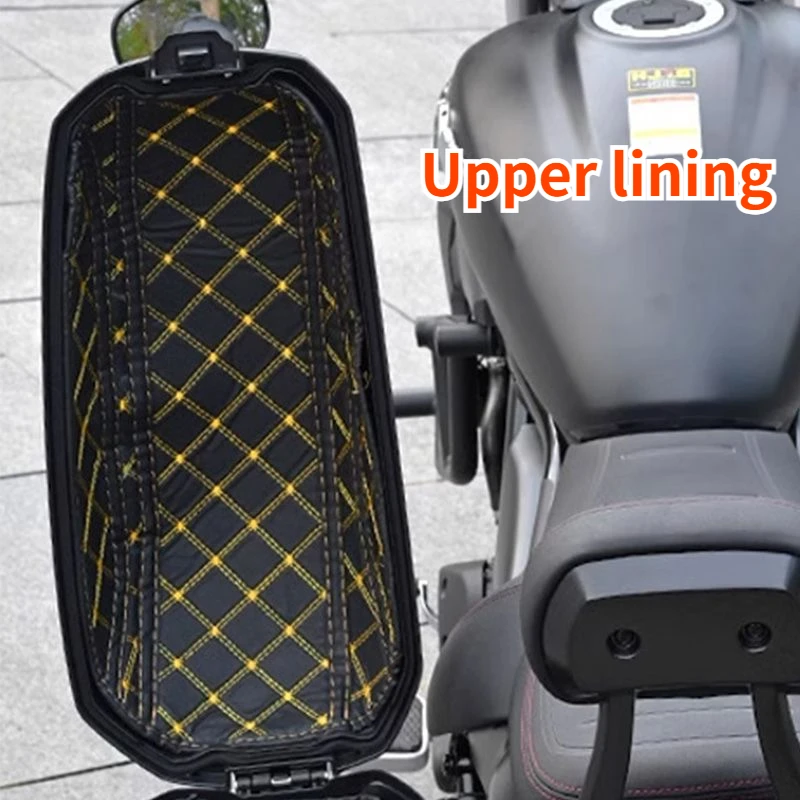 Motorcycle Side Box Lining Suitable for TR300 Side Box Leather Inner Lining GZS150 Waterproof Shock-absorbing Scratch Resistant