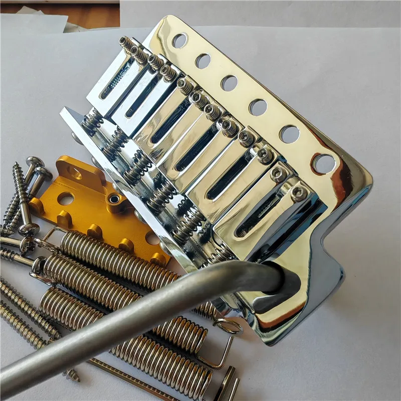 6 Strings Brass Block 6-point single Rocking electric guitar bridge BJ951