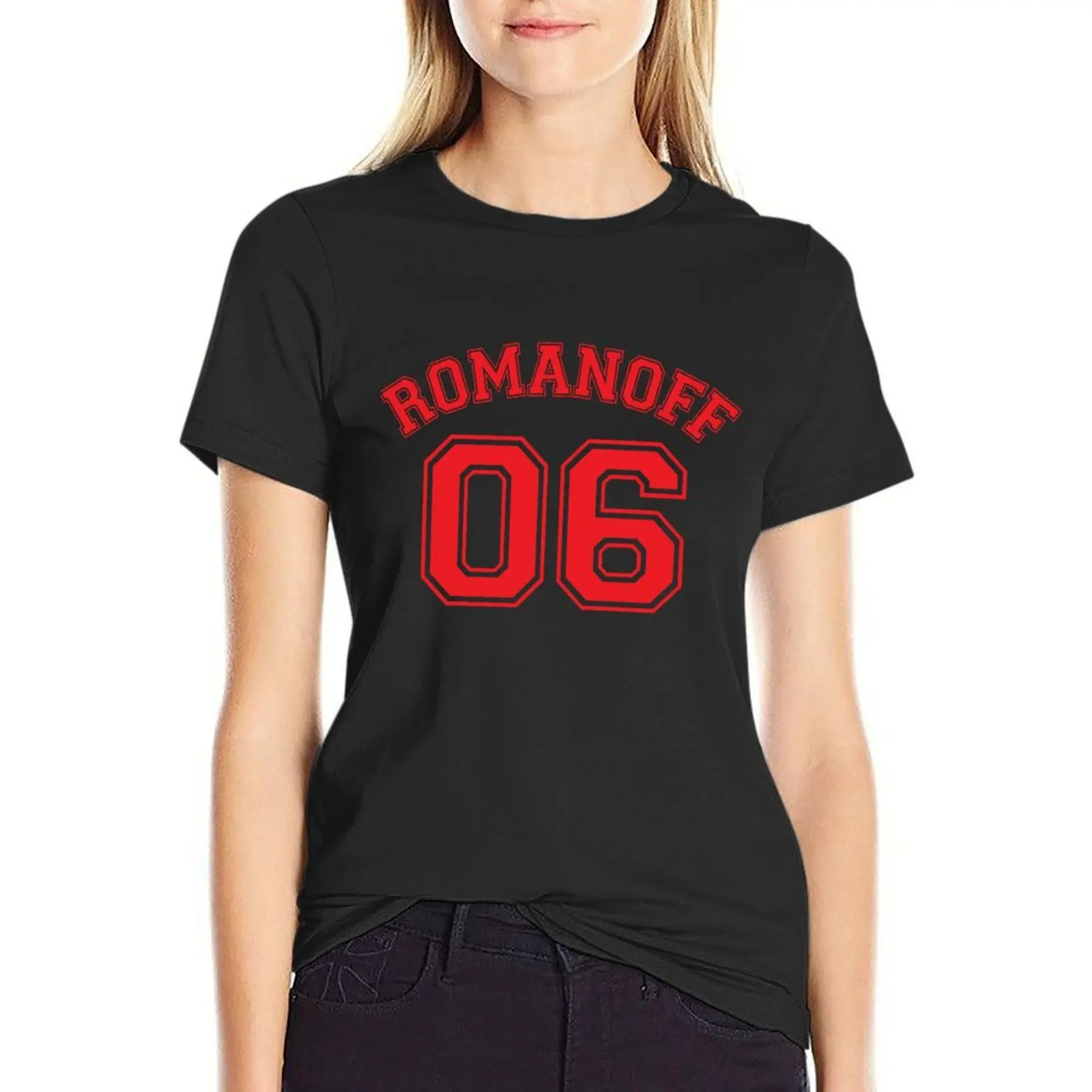 

Romanoff 06 T-Shirt summer clothes lady clothes graphics summer tops t-shirts for Women cotton