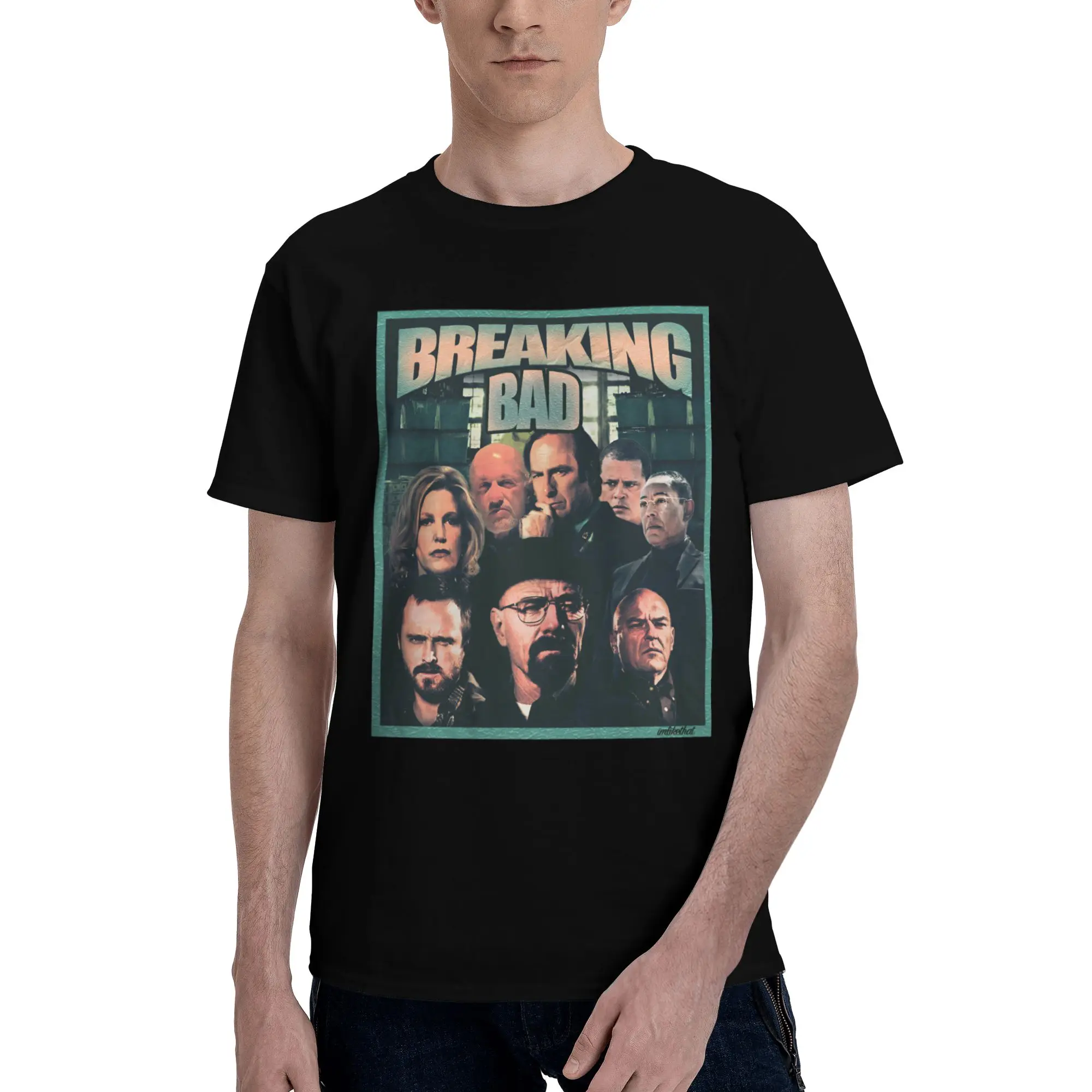 

Breaking Bad T-Shirt 100% Cotton Tee Tops Streetwear O Neck Better Call Saul Tshirts Fashion Short-Sleeve Clothing