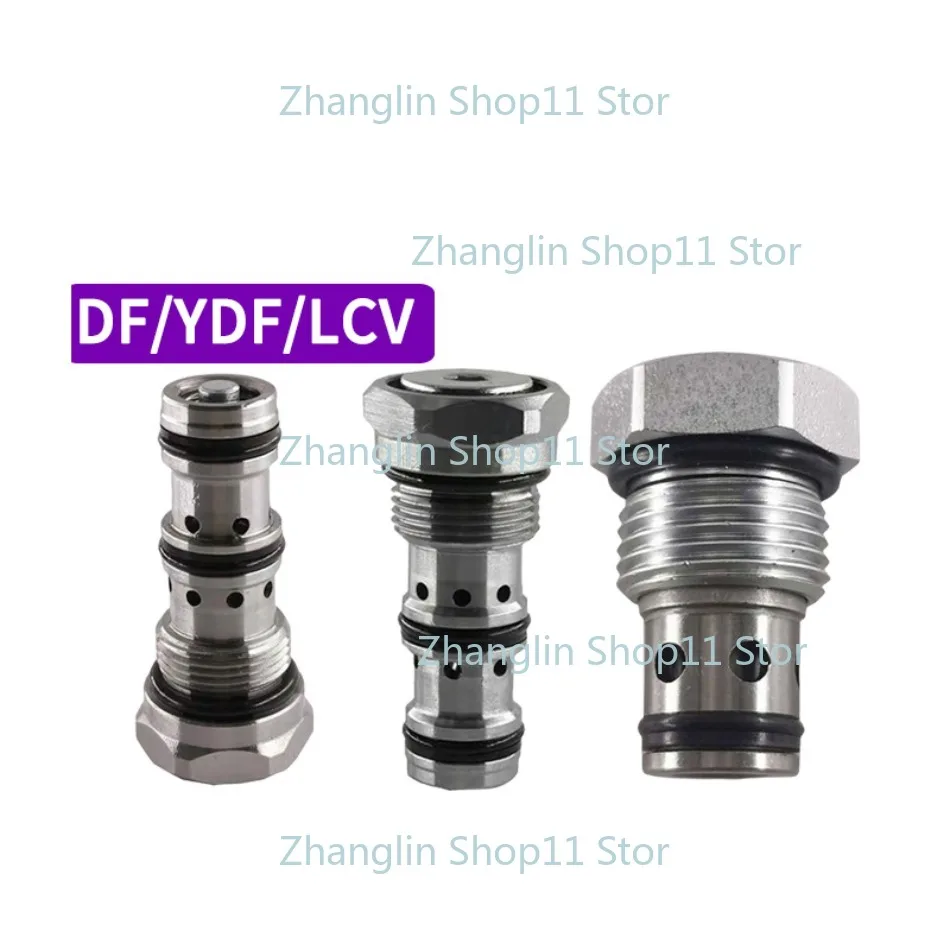 

Обратный клапан LCV-12 YDF10 Картридж CCV Гидравлический стопорный клапан давления 02 16-резьбовой обратный клапан CV08 DF08-00