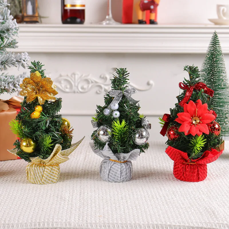 New Mini Christmas Tree Wholesale 2026 Small Xmas Tree Tabletop Decoration for Restaurant Holiday Home Ornament Supplies view 2