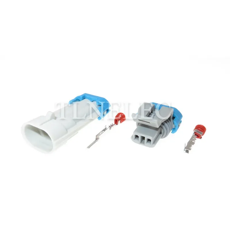 12162343 12052644 7 Orders 2 Pin Way Gray PA66 Male and Female Electric Jet Valve Plug Connector