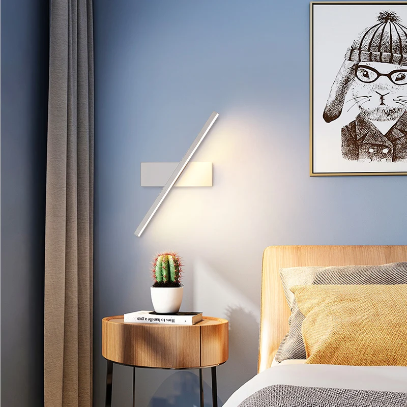 الحديثة الحد الأدنى داخلي Led السرير مصابيح الحائط الإبداع فندق الممر الدرج غرفة المعيشة حائط الخلفية مصباح علوي ديكور