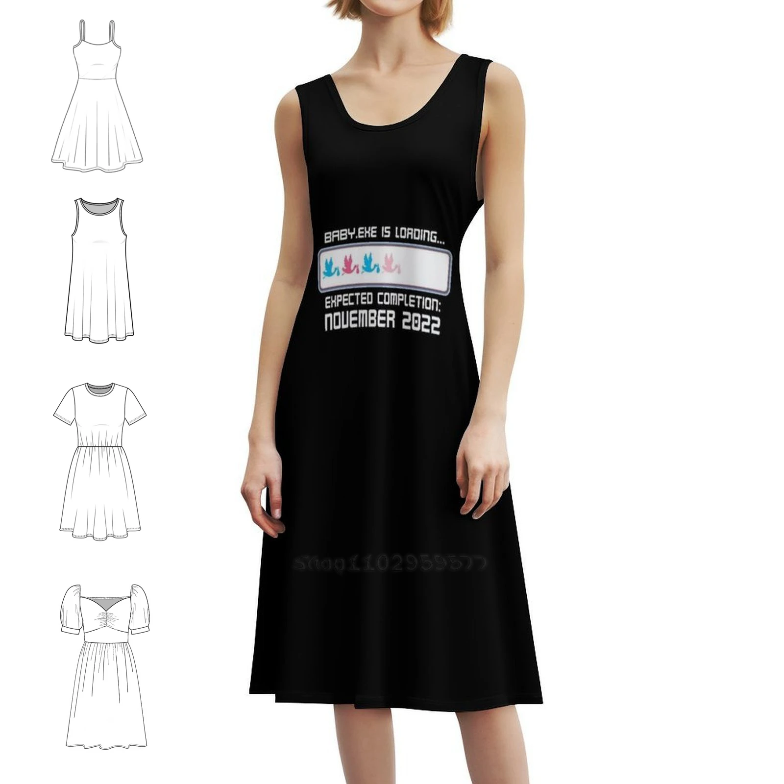 

Платье-комбинезон с цветочным принтом для беременных и малышей, весна-лето 2022, повседневное платье для вечеринки, детское платье