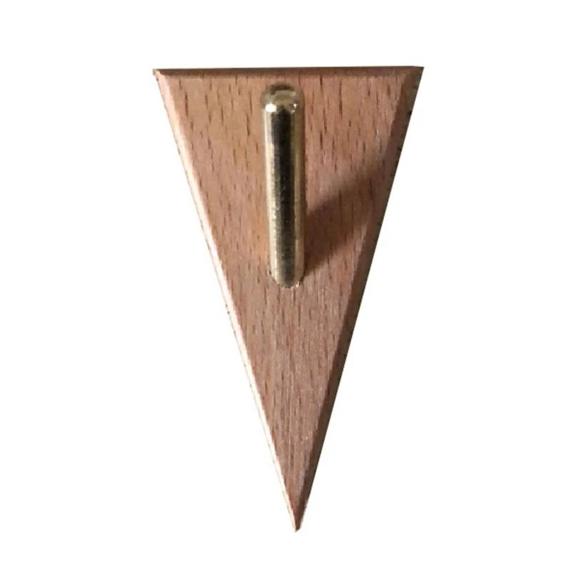 Ropa madera sólida nuez colgilla colgilla montada en pared decorativa para llave para soporte llave bufanda