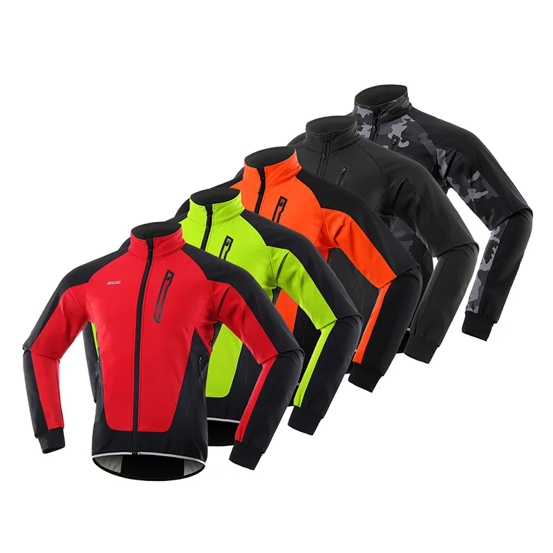 Manufacturer's autumn and winter composite fleece cycling suit, sports jacket, windproof and rainproof outdoor warm jacket 20B