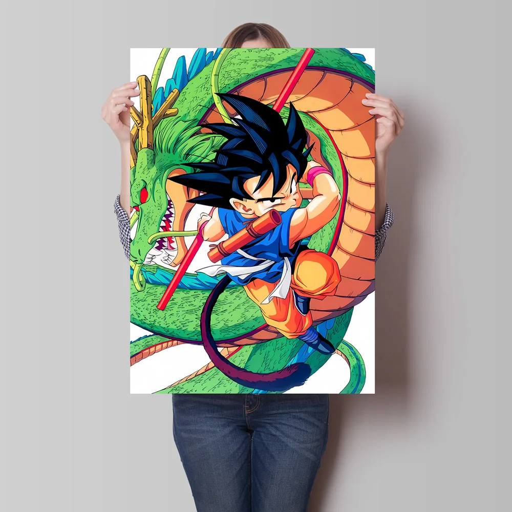 Canvas Posters Dragon Ball Goku Jeugd Cuadros Beste Cadeau Moderne Woonkamer Decor Wall Art Kid Actiefiguren Klassieke Anime