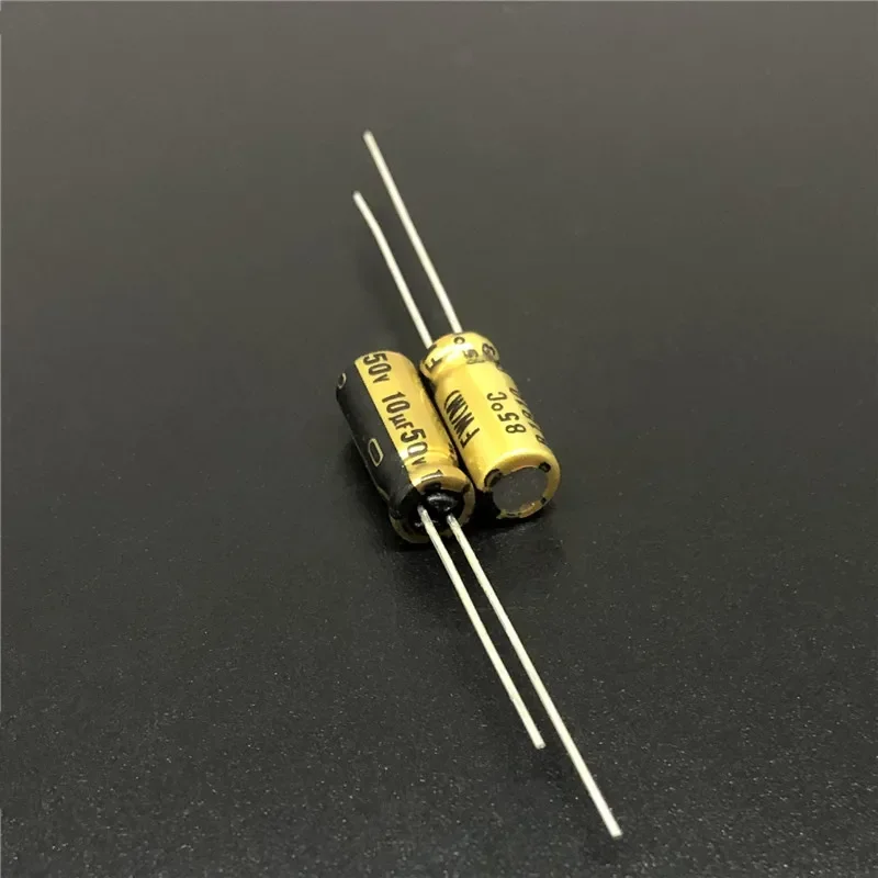 

10pcs/100pcs 10uF 50V NICHICON FW Series 5x11mm 50V10uF HiFi Audio Capacitor DIY Upgrade