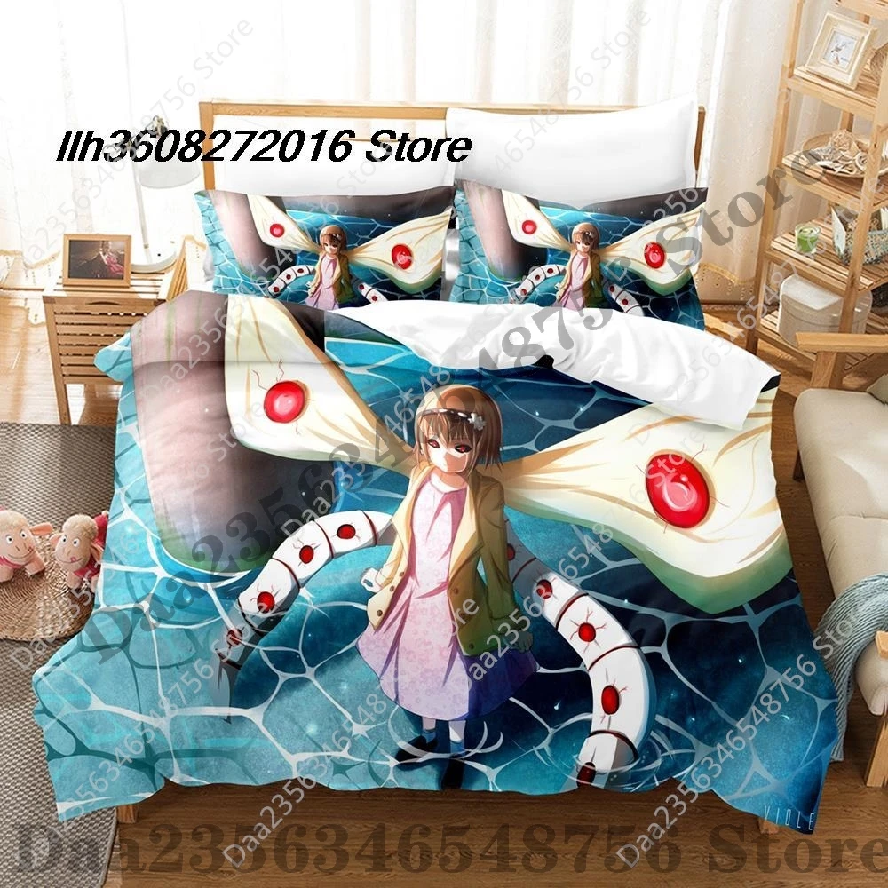 New 2025 Tokyo Ghoul Bedding Set Single Twin Full Queen King Size Bed Set Aldult Kid Bedroom Duvetcover Sets Anime Bed Sheet Set