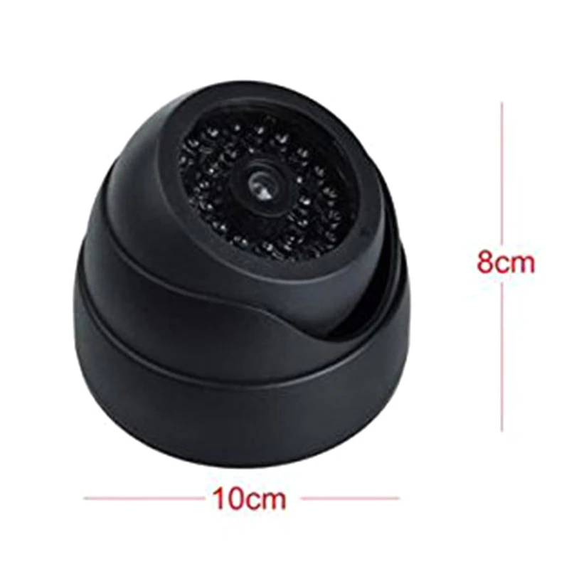 Fake Security Camera Simulation Conch Camera Red Flashing LED Light Surveillance Security For Office Home