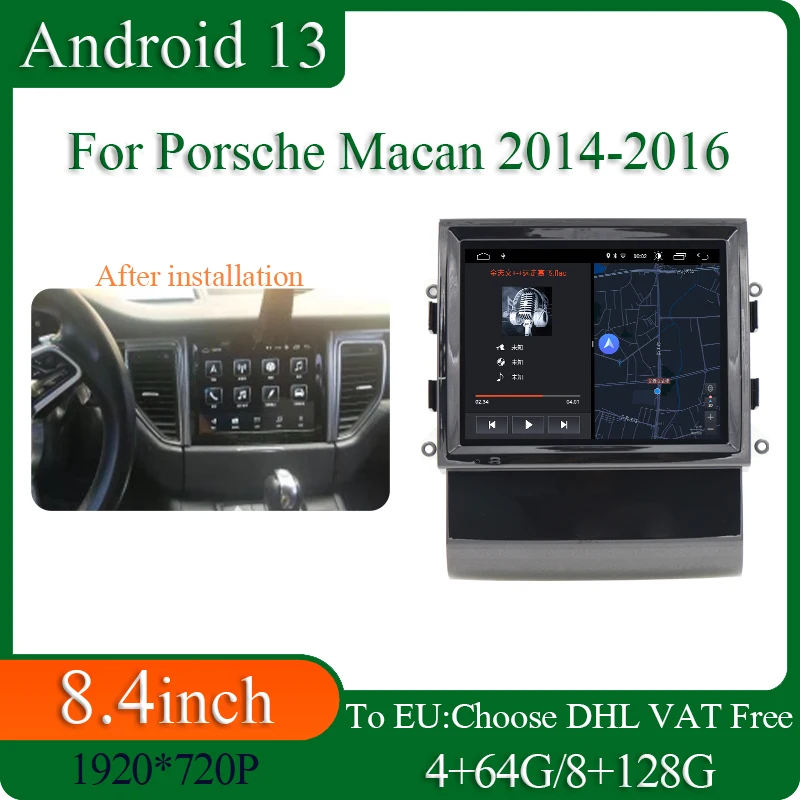 New style Android Auto For Porsche Macan 2010-2017 Car Multimedia Player Radio Navigation With IPS HD Screen DSP Carplay 4GLTE