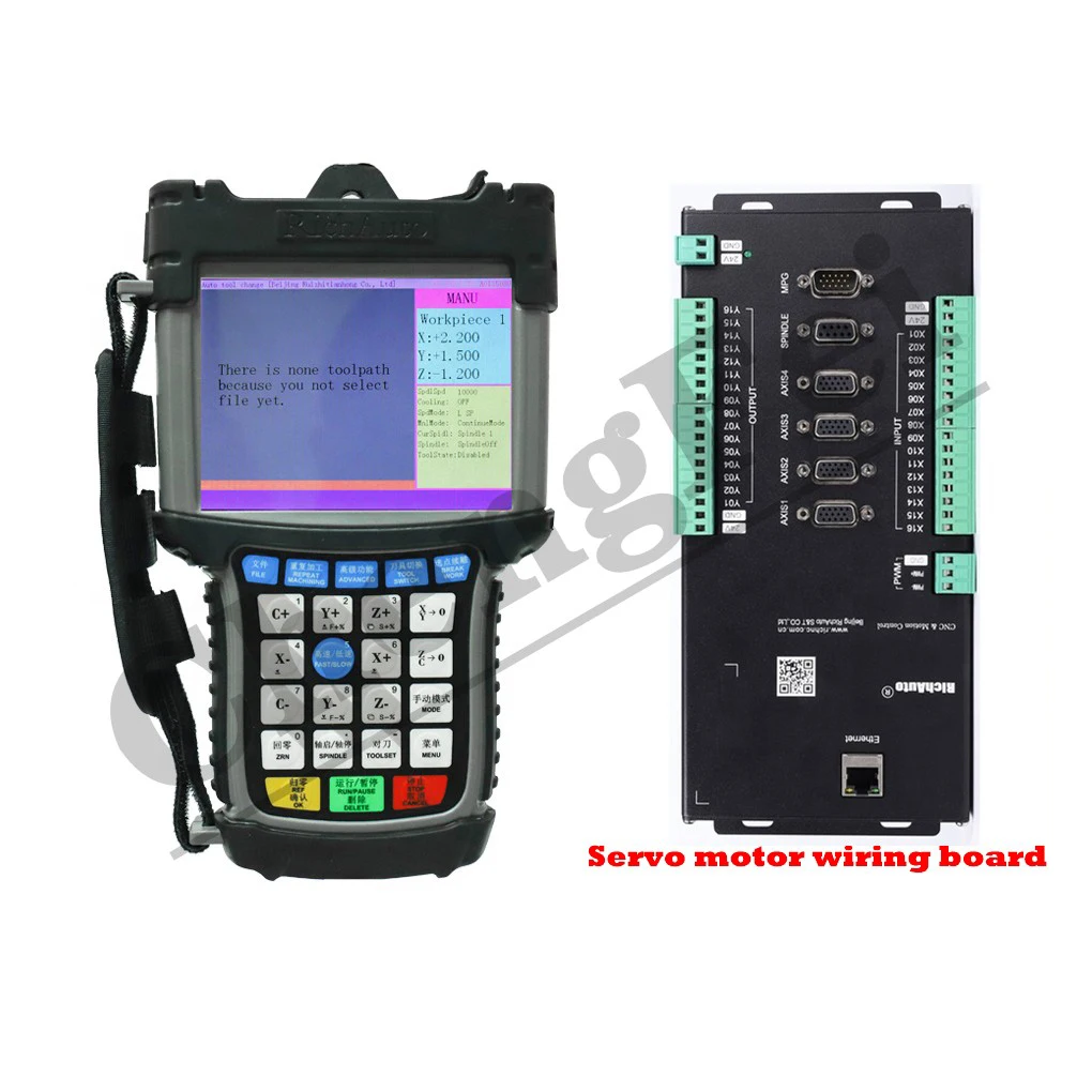 CNC Original RichAuto B58E DSP Controller 4-axis Motion Control System Remote Engraving and Cutting English Version