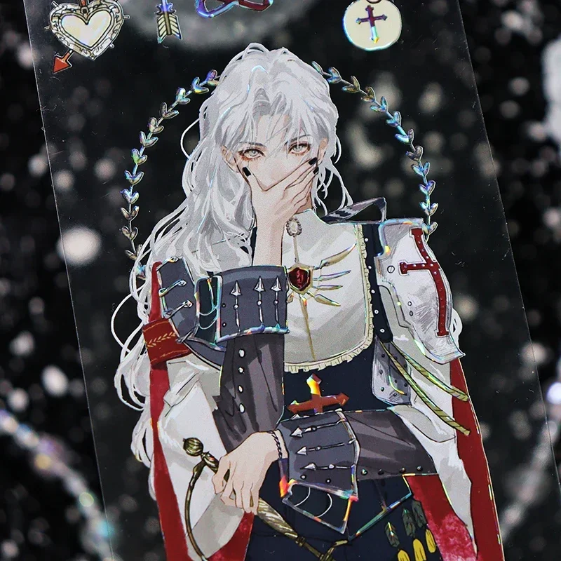 1 Loop Dark Style Girl Boy Pet Washi Tape Journal Collage Card Goods Badge Decoration Stickers