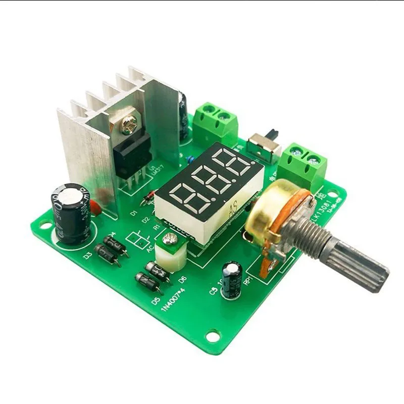 LM317 Adjustable DC Regulated Power Supply DIY Kit Electronic Product Production Welding Assembly Teaching Training Parts