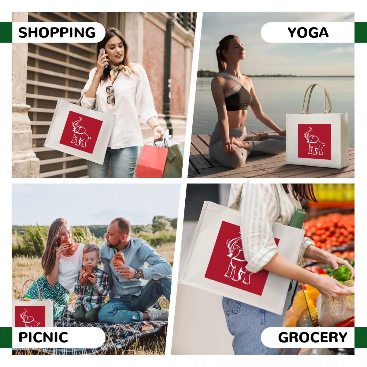 Delta Elephant Sigma Red Theta 2 Tote Bag Large bags for women shopping bag logo tote bag men