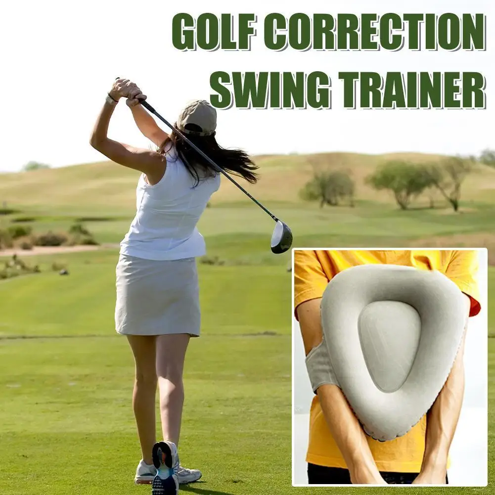 

PGM Golf Posture Corrective Arm Action Golf Arm Corrector Golf Swing Trainer PVC Inflatable Posture for Golfer tool