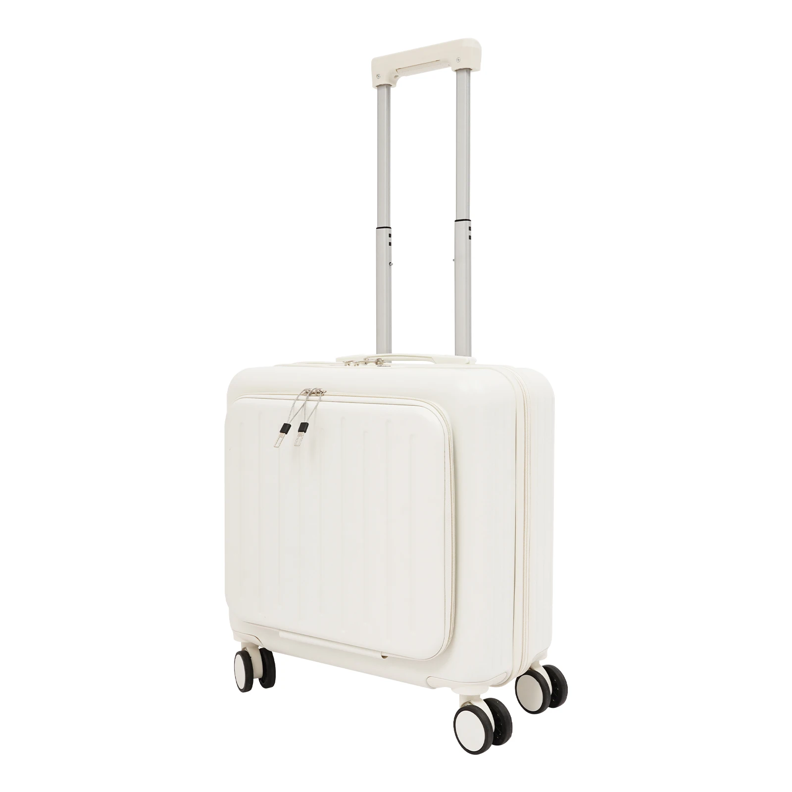 

18 Inch Boarding Laptop Suitcase, Travel Luggage Suitcase, ABS Cabin Luggage with USB Port, Cup Holder & Password Lock