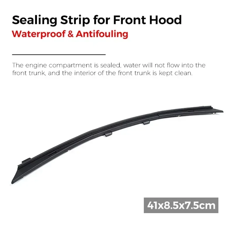 Waterproof Strip for Tesla Model 3 Y Weatherstrip Front Trunk Hood Chassis Air Inlet Protective Cover Seal Strips Accesories