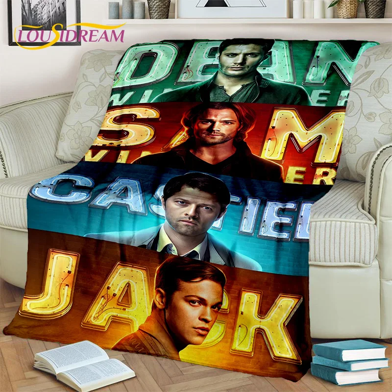 Supernatural Series 3D Blanket,Flannel Throw Blanket for Home Bedroom Bed Sofa Living Room Picnic Office Hiking Leisure Nap Gift