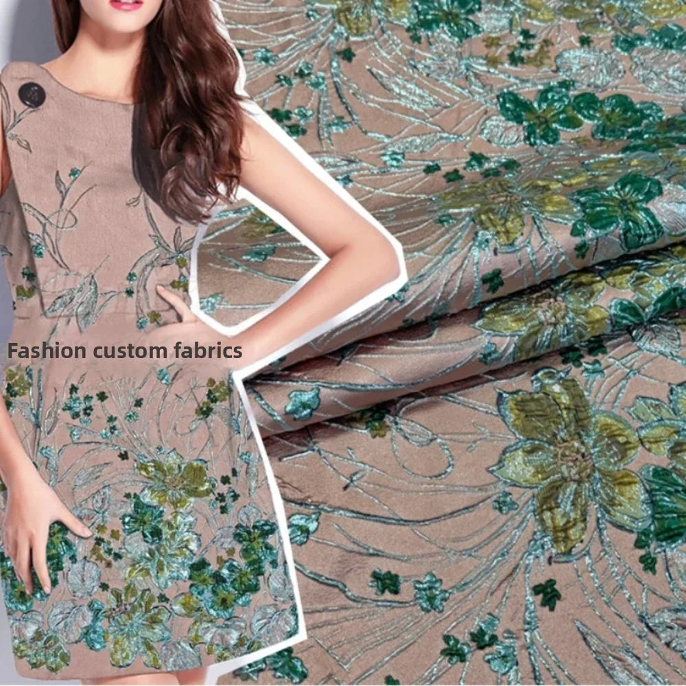 

Ткачество Жаккардовая Ткань Металлическая Проволока Окрашенная Пряжа Платье Пальто Одежда Дизайнерская Одежда Швейная Ткань Ткань на метрам Материал «сделай сам»