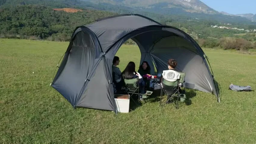 Waterproof Camping Tent, Oxford Fabric Family Canopy Tent, 5-8 Person Outdoor Dome Tent, Heavy Duty Four-Season Rainproof Canopy