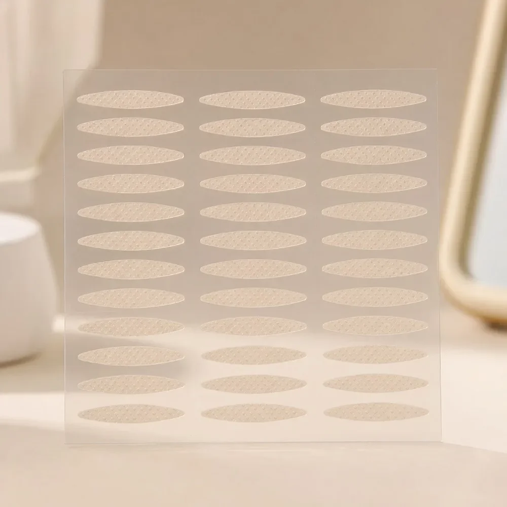 30PCS Double Eyelid Tape Olive Mesh Strips Invisible Natural Eye Crease Stickers Cosmetic Beauty Tool Accessories Makeup Gift