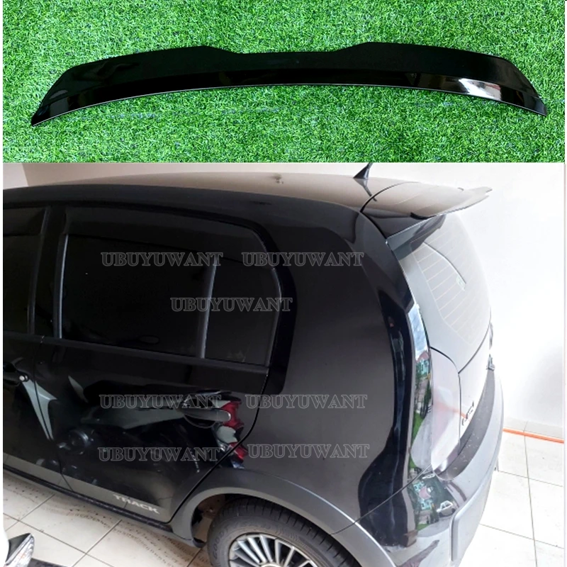 UBUYUWANT For Volkswagen VW UP e-UP R-Line ABS Plastic External Rear Spoiler Trunk Boot Tail Wing Car Accessories