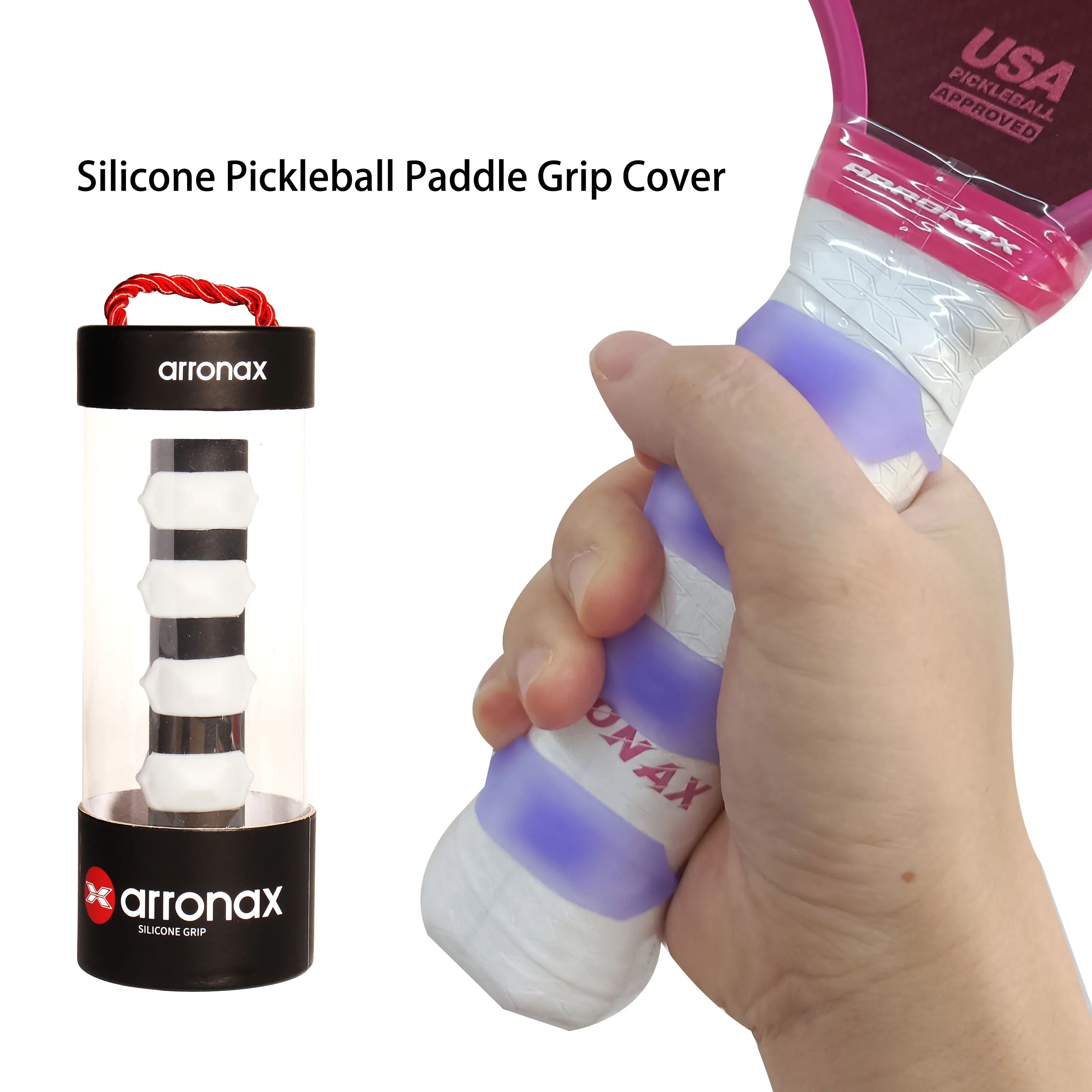 Silica Gel Undergrip for Padel Beach Tennis Pickleball Racket Overgrip Padel Accessories Over Grip 2024 New