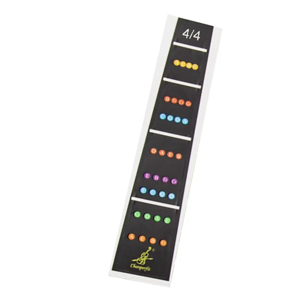 

Violin Fretboard Stickers Intonation Decals Clear Markings Finger Guide Beginner Accessories Adjustable Fit Easy Use