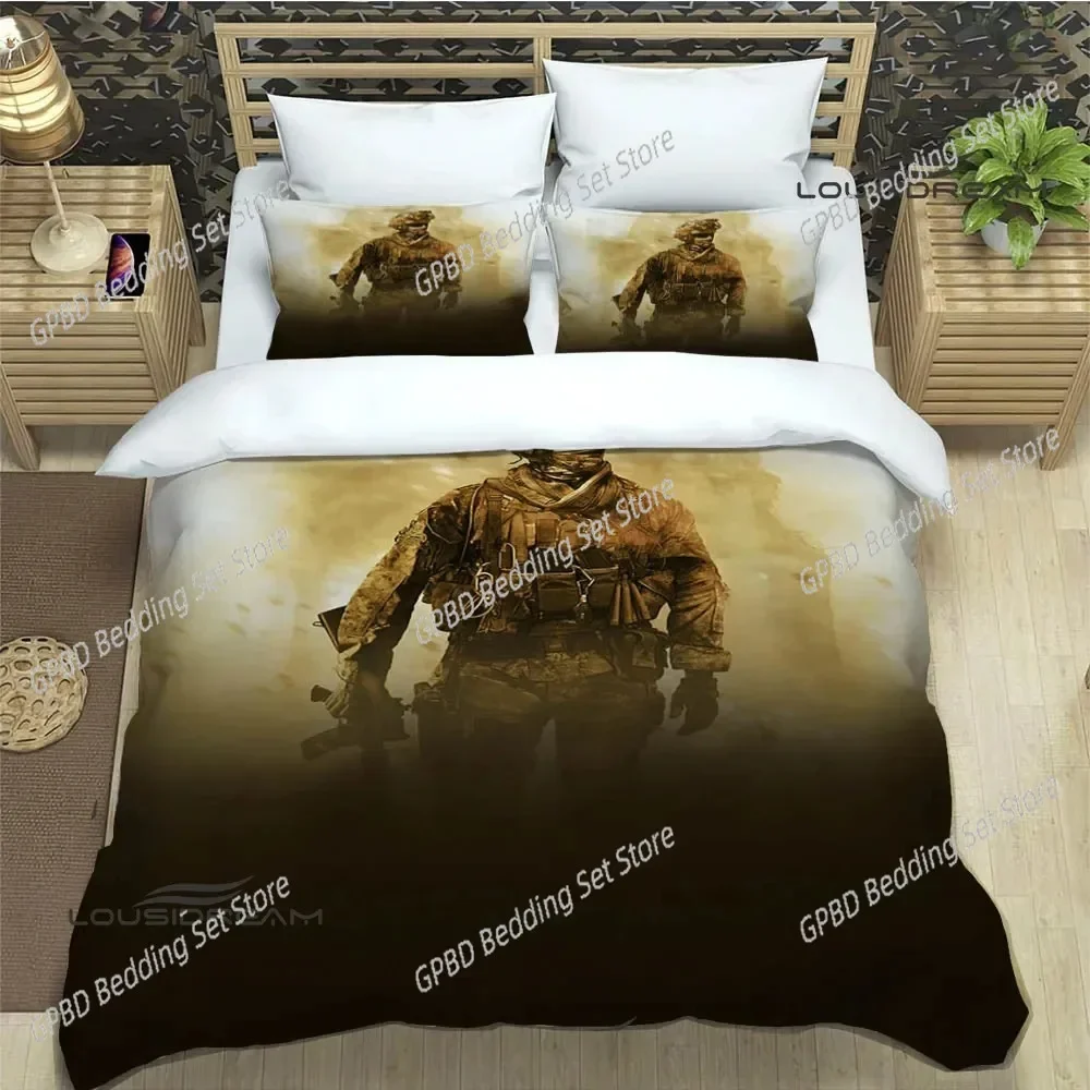 Game Call of Duty COF 3D Bedding Set Duvet Cover Pillowcases Single Twin Full Queen King Size Home Decor Quilt Boys Gift