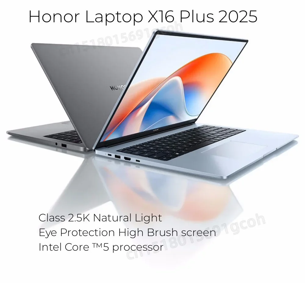 2025 Honor MagicBook X16 Plus Laptop Intel Graphics Core5-220H 16G