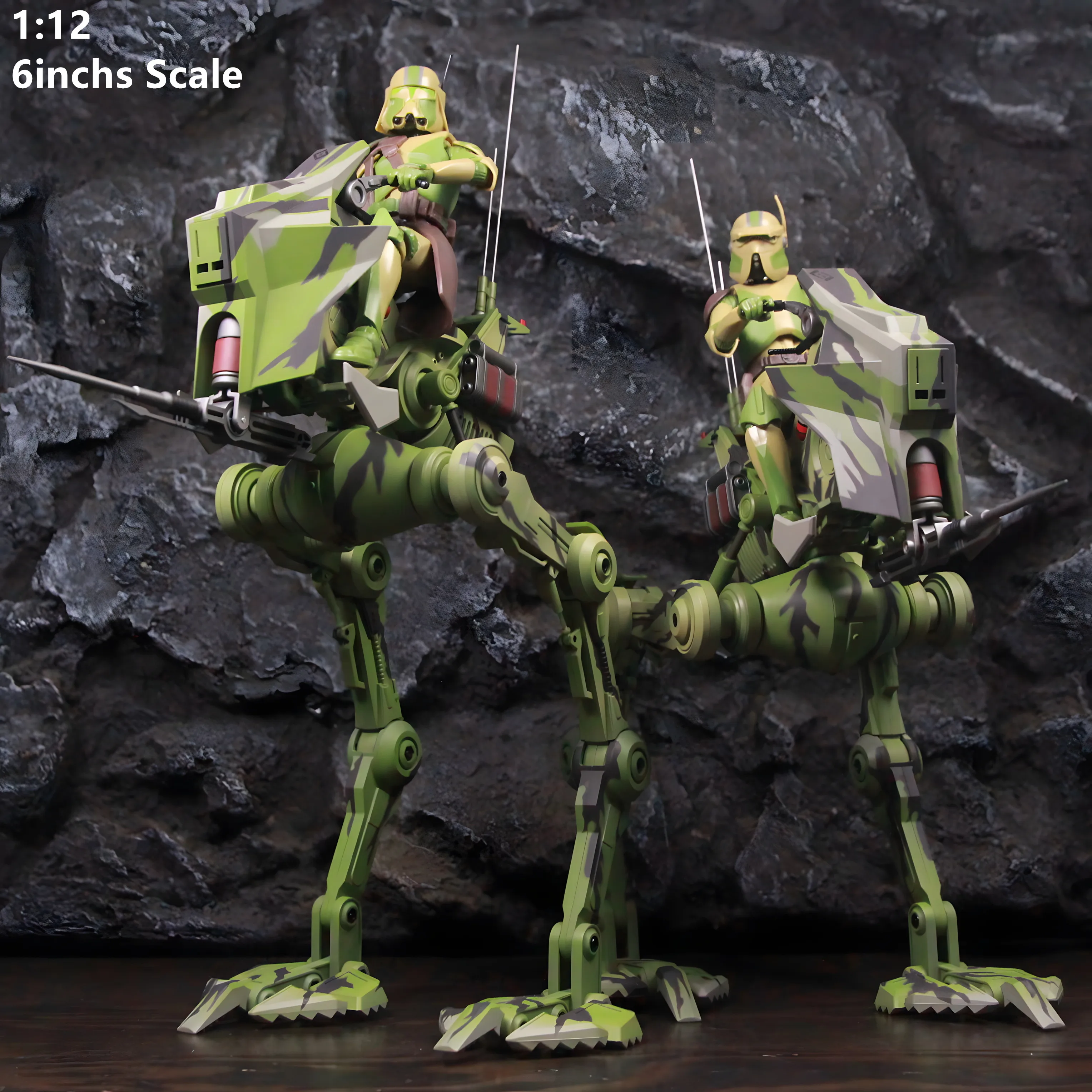 

6inchs Scale 1:12 41st Elite Corps AT-RT ATRT All Terrain Reconnaissance Transports ﻿Clone ARF Trooper 6" Action Figure Toys