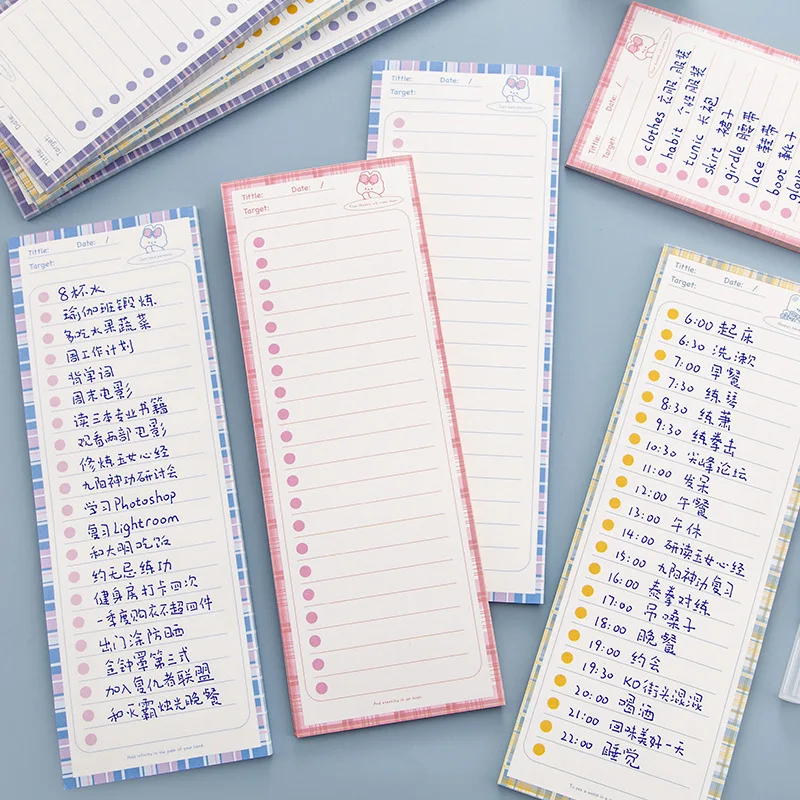 Note Book Ins Cute High-value Students Use Creative Note Paper Horizontal Line Grid Memo Plan Book Cute Stationery Note Pad