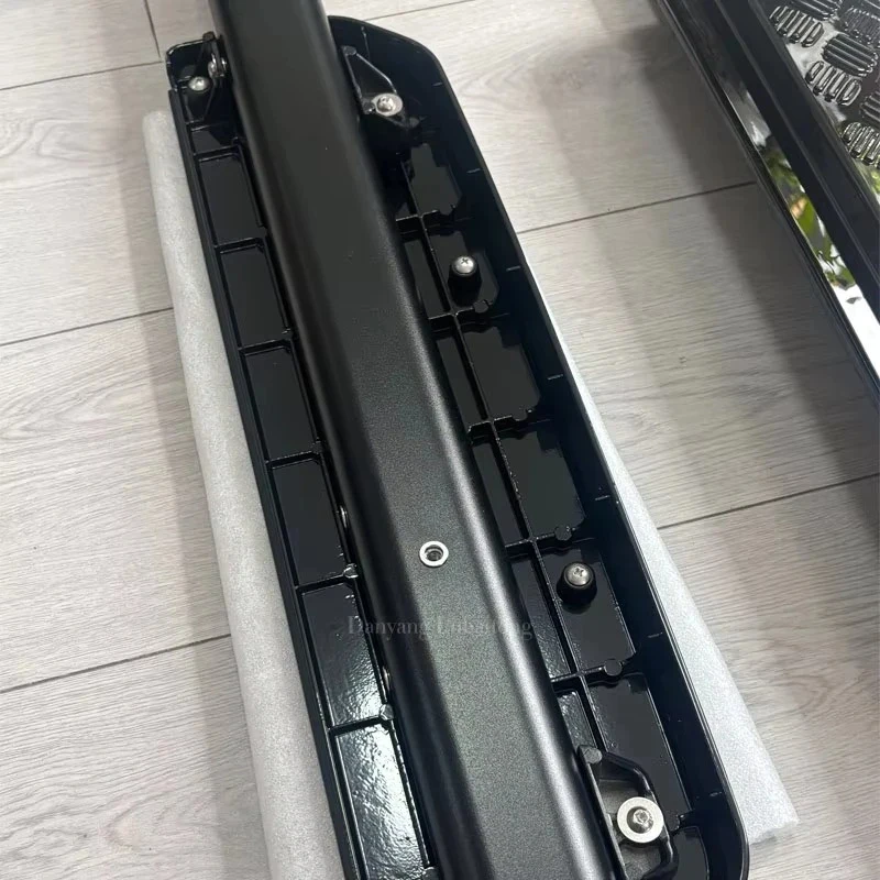 

Gloss Glossy Black Aluminum Modified Fixed Side Step Running Boards
