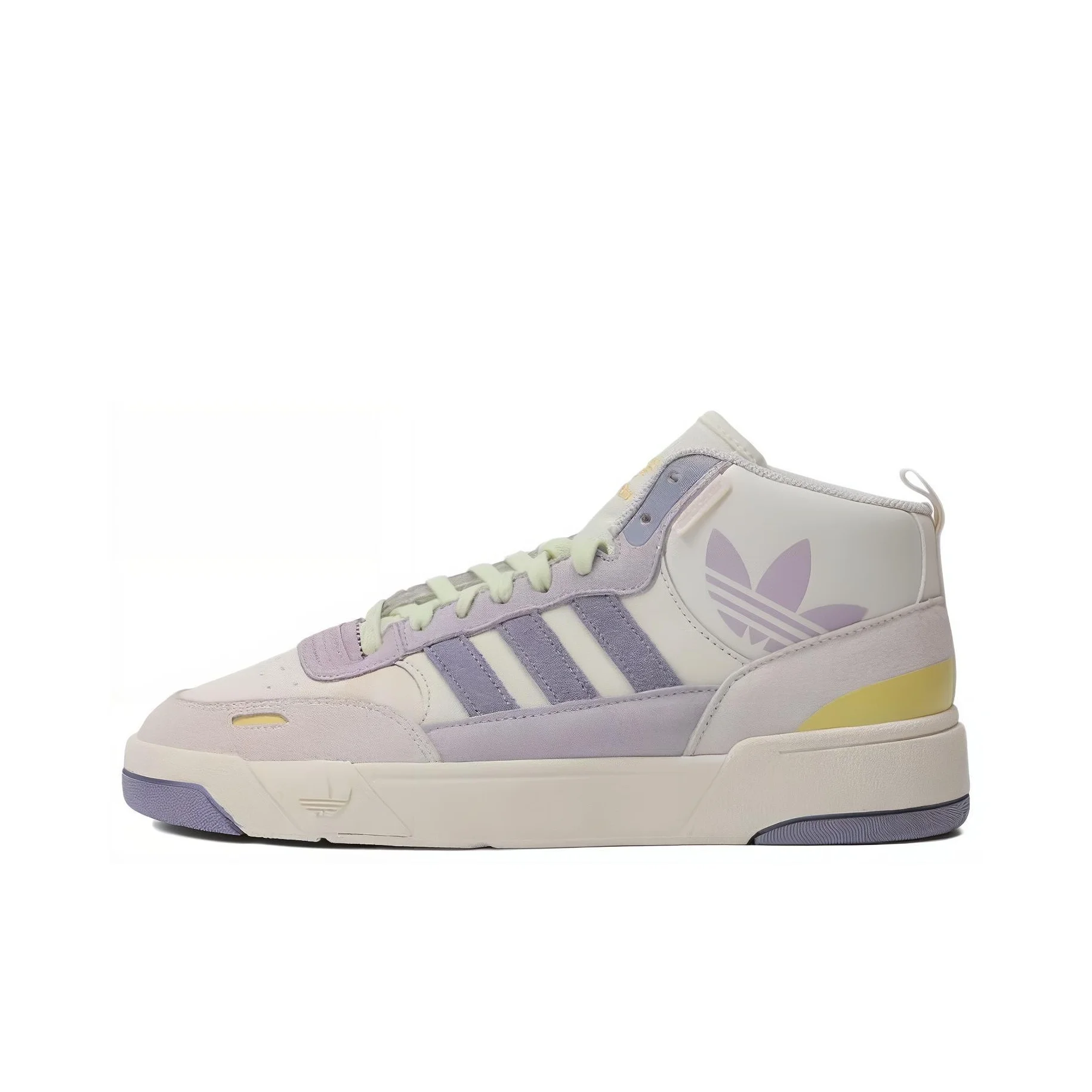 Adidas Originals Post Up Mid top Skateboard Shoes Unisex White Purple IG9129