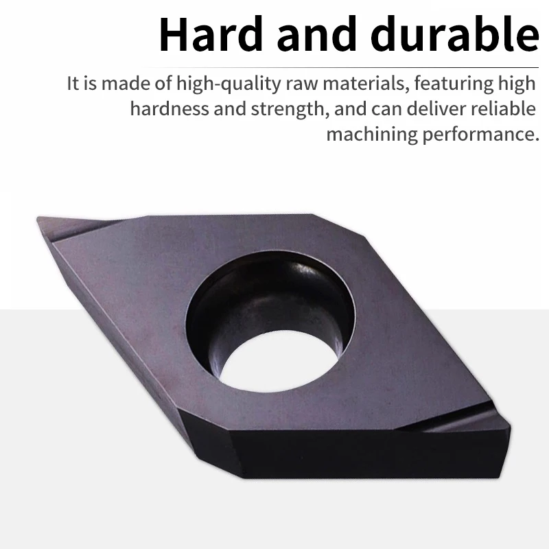 

CNC Turning Insert DCGT070201/11T302L-F External Turning Right-Hand Insert for Stainless Steel and Alloy Precision Turning