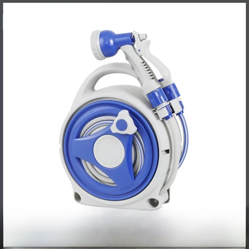 portable-garden-hose-reel-storage-rack-balcony-simple-handheld-15-meter-hose-cart-easy-to-carry-hose-organizer